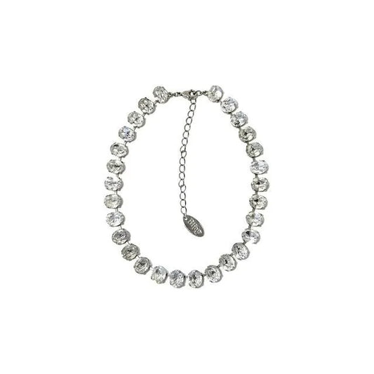 Oval Cryatal Necklace