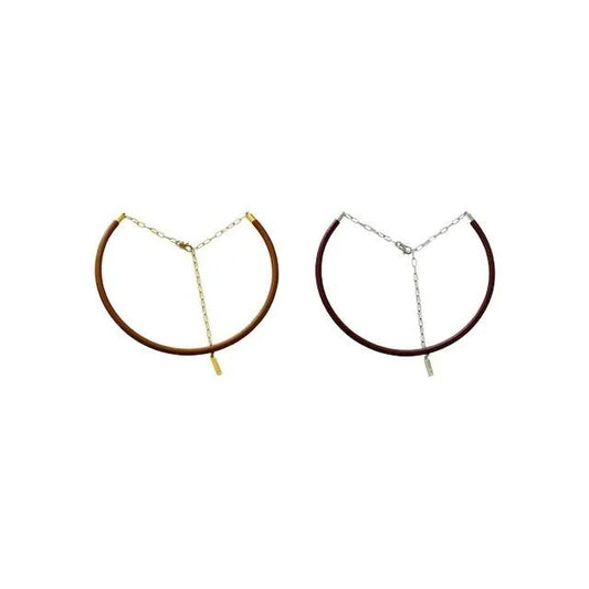 Leather Choker Necklace