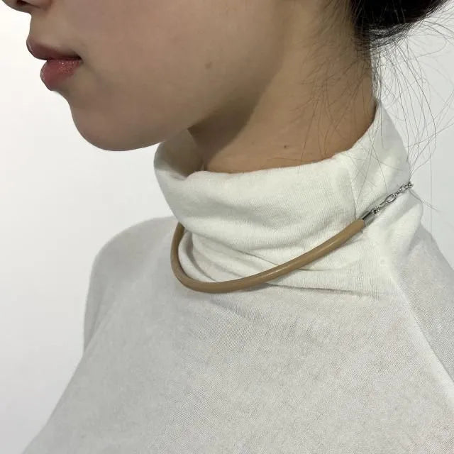 Leather Choker Necklace