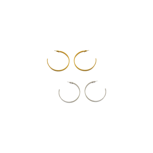 Flat Hoop Pierce
