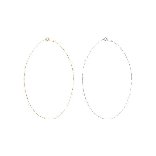 Ball Cut Chain Necklace