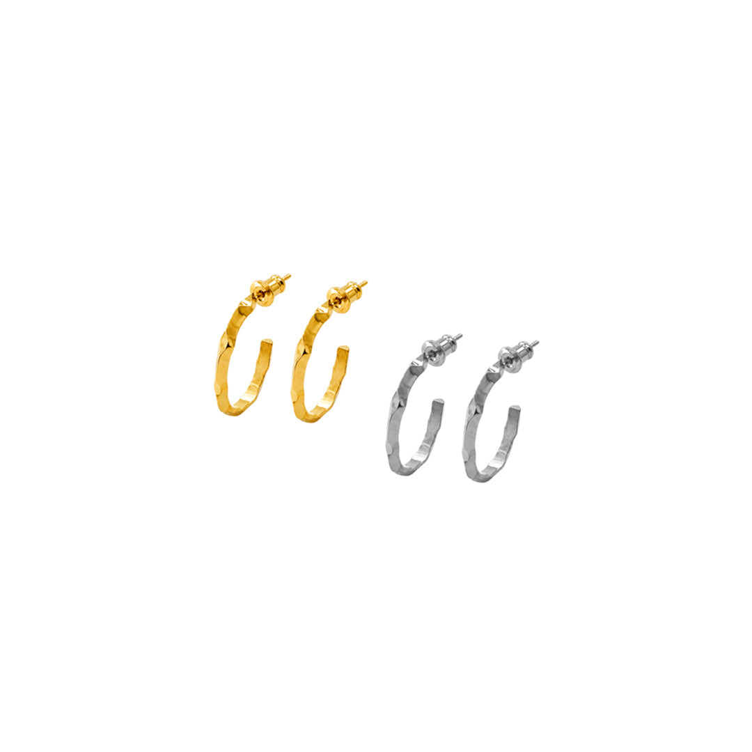 Vintage Cut Hoop Pierce