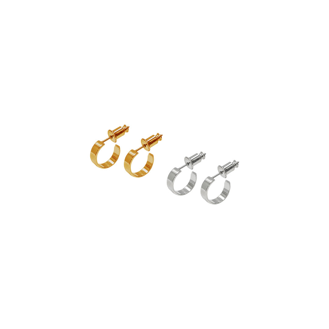 4mm Flat Hoop Pierce