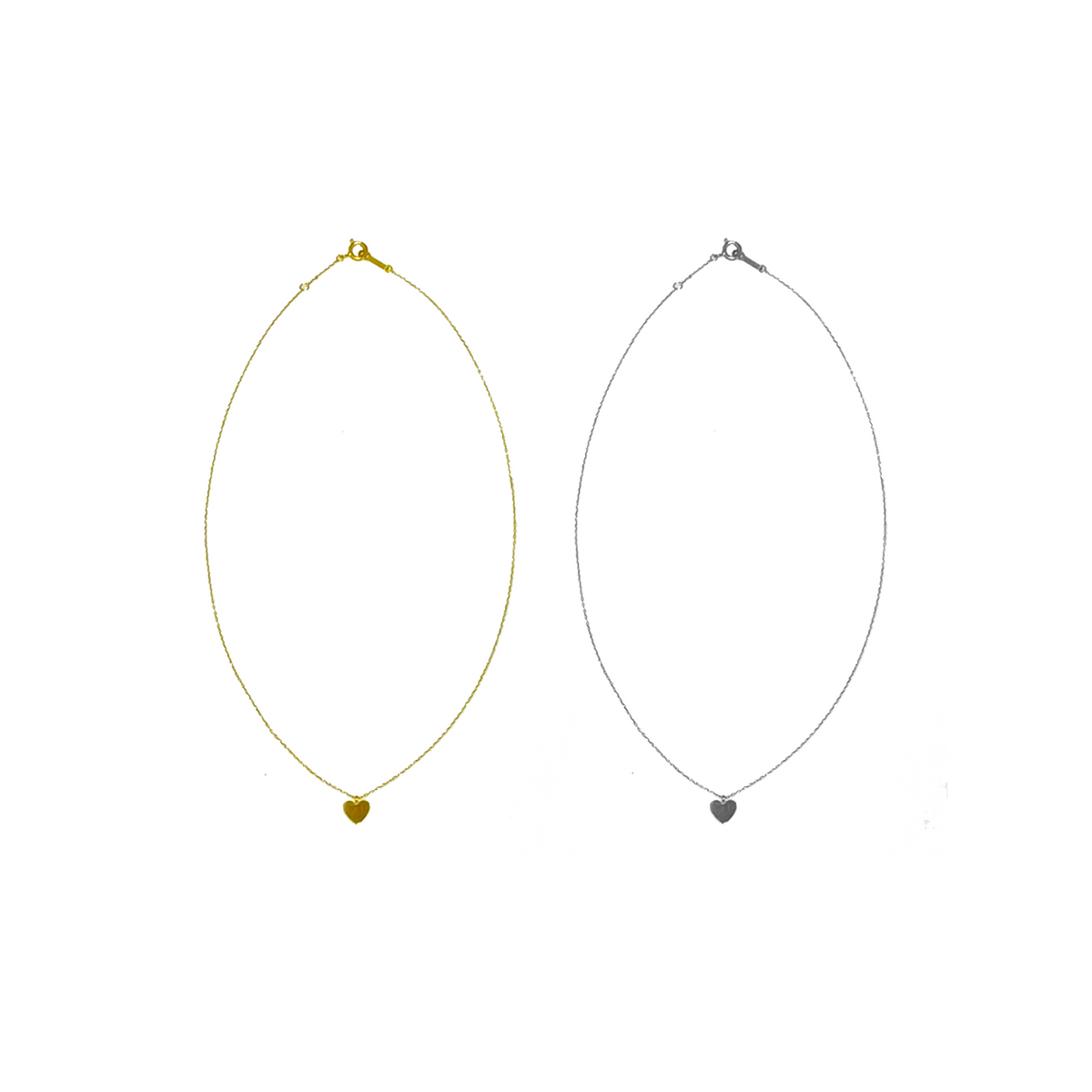 Heart Plate Necklace